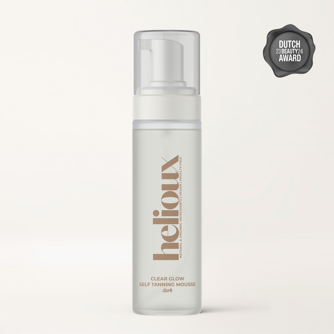 Helioux Self Tanner Mousse Transparent | Clear Glow Dark