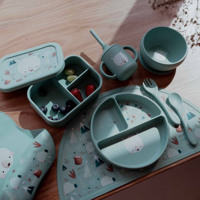 LFGB Silicone Lunch Box - Munchy The Bear