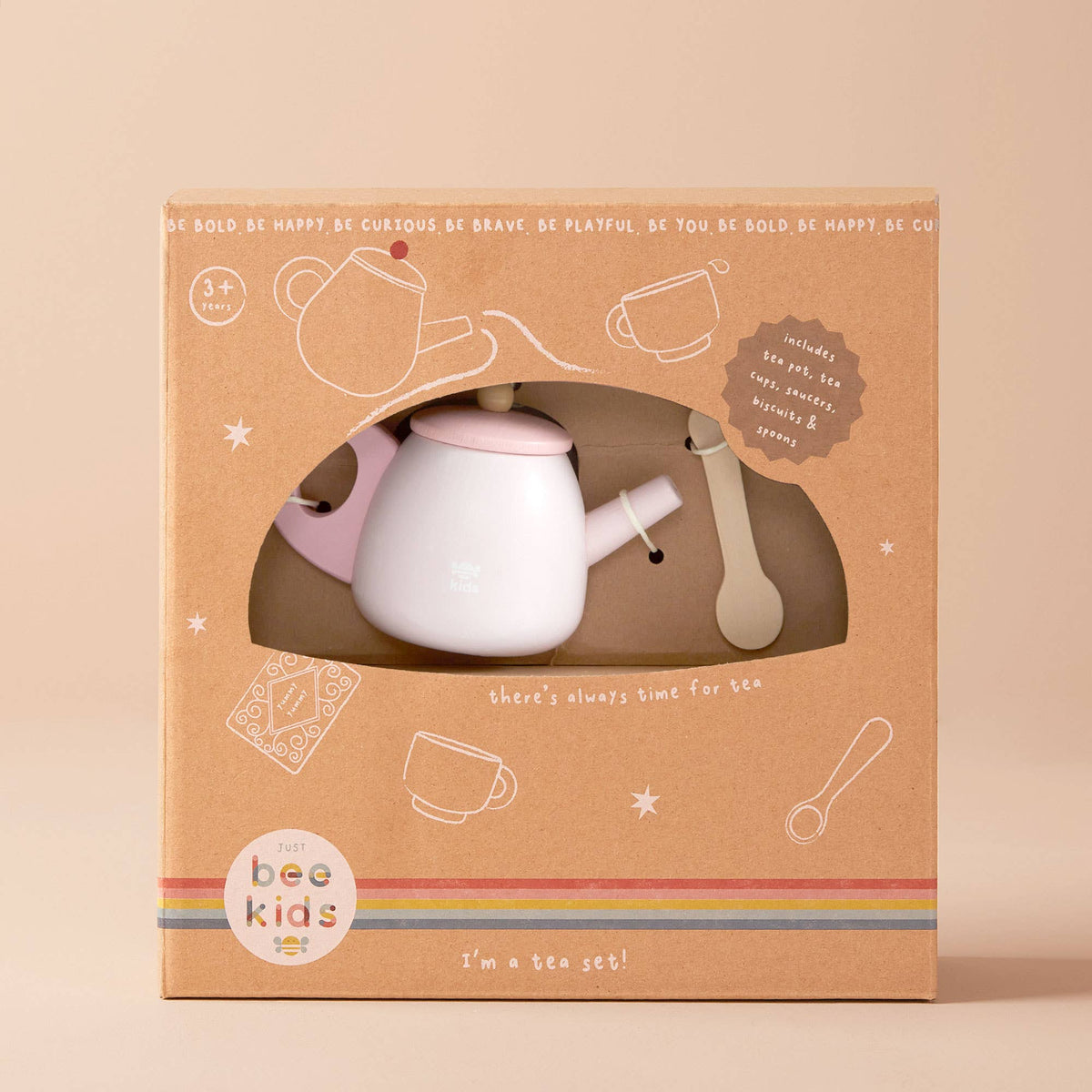 Just Bee Kids Wooden Tea Set FSC