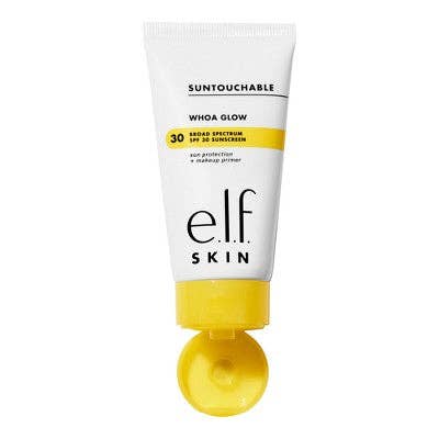 E.l.f. SKIN Suntouchable Whoa Glow Sunscreen & Primer Sunlight SPF 30 1.69 fl oz - Missing Box