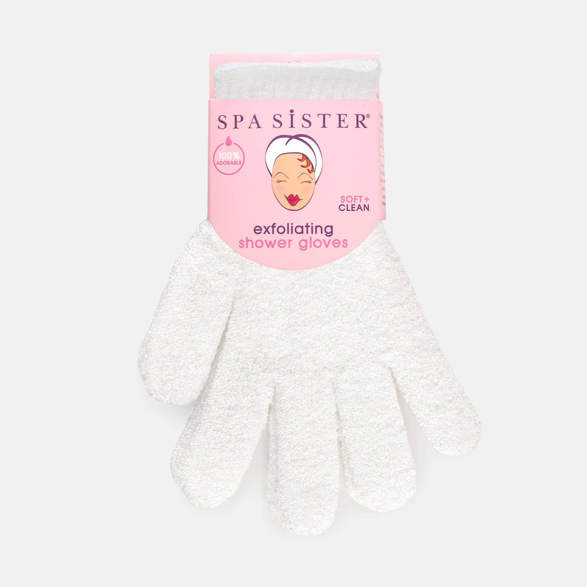 Exfoliating Shower Gloves 1pr.: BEIGE