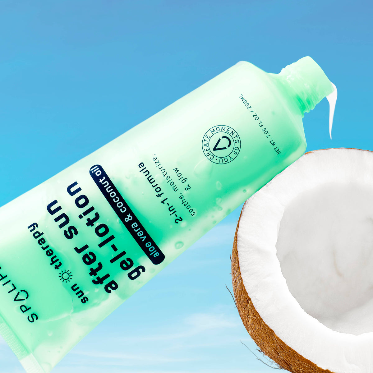 After Sun Gel-Lotion 2 in1 Aloe Vera & Coconut Oil | Summer
