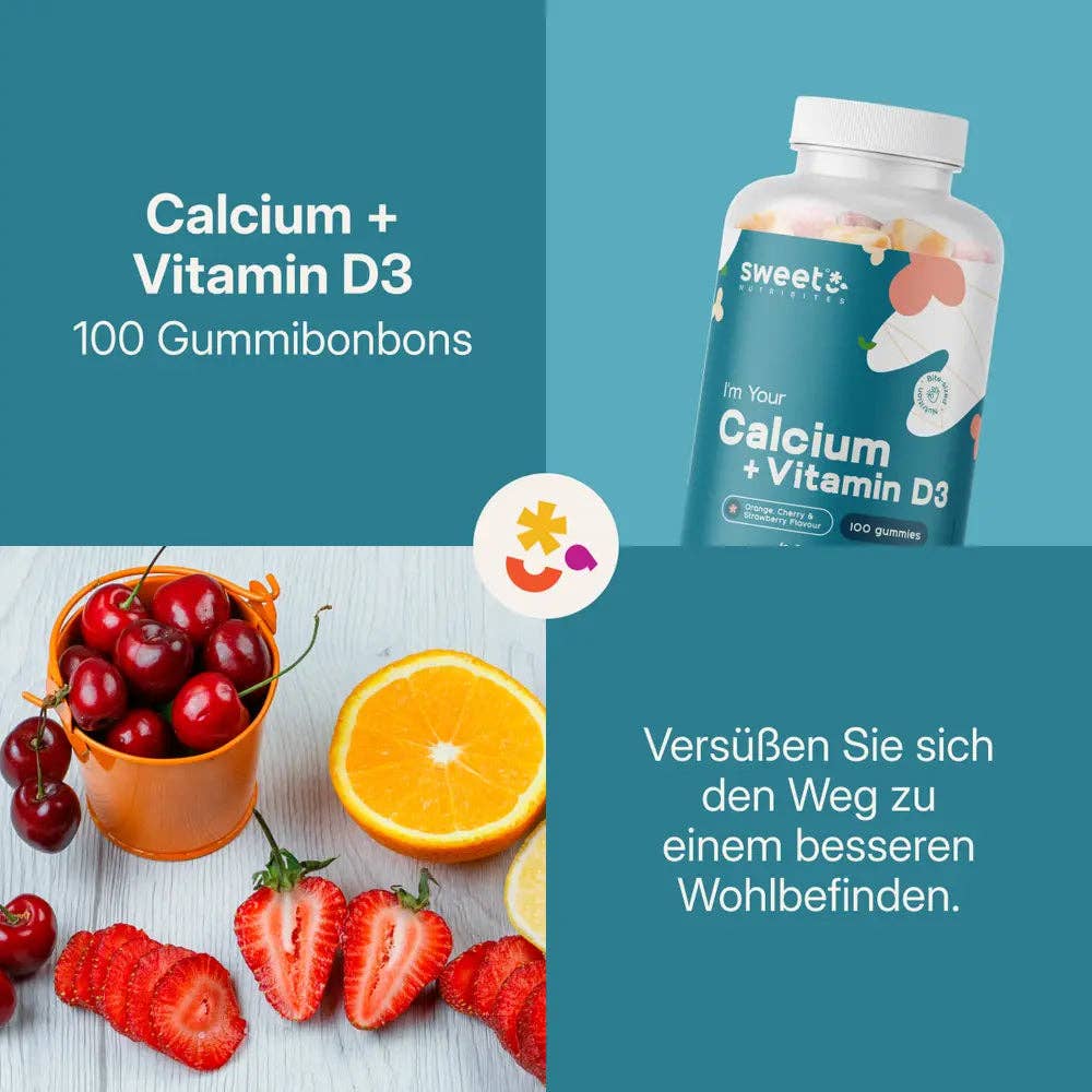 Sweet Nutribites | Calcium + Vitamin D3 – gummy candies