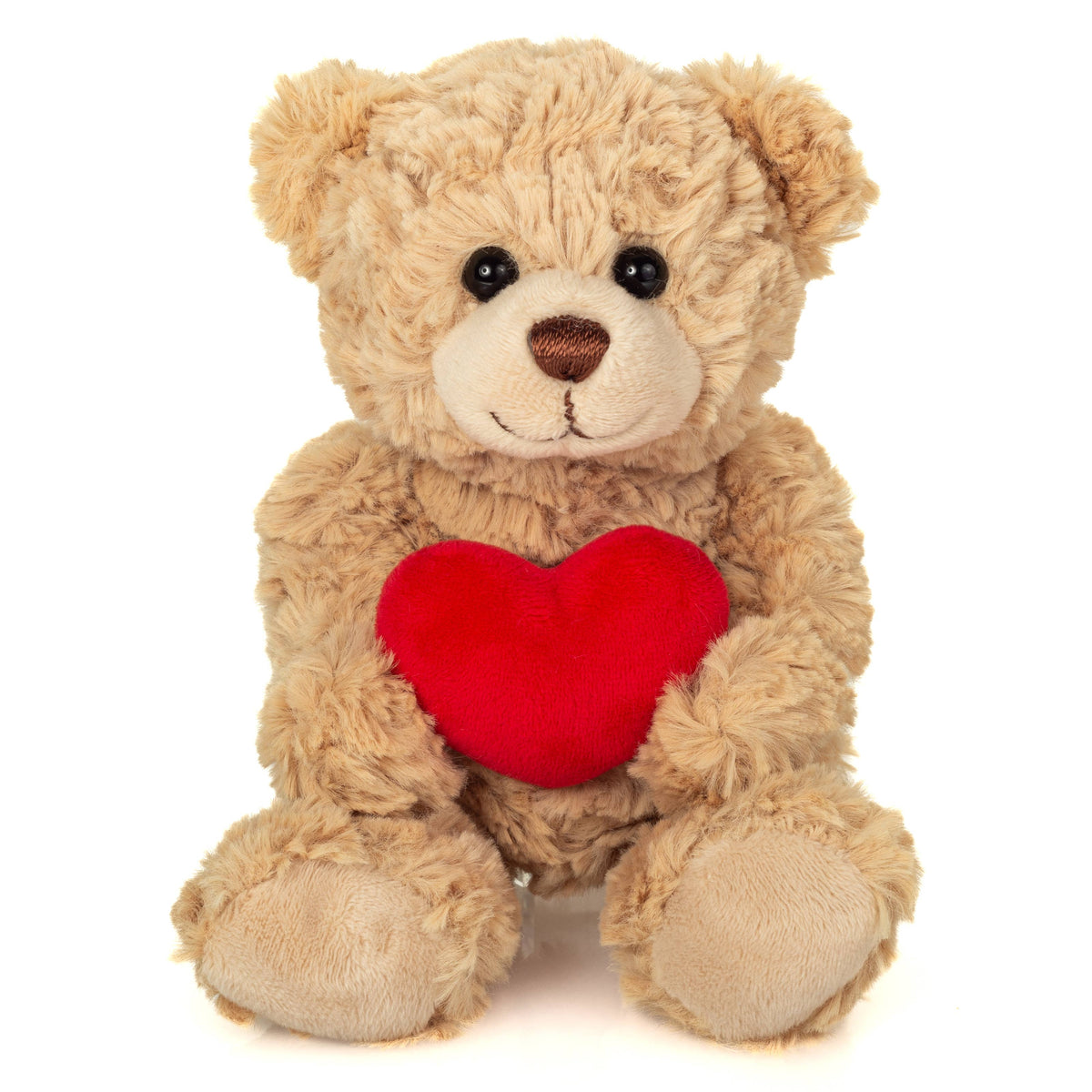 Teddy with heart beige 20 cm - Plush toy - Stuffed animal