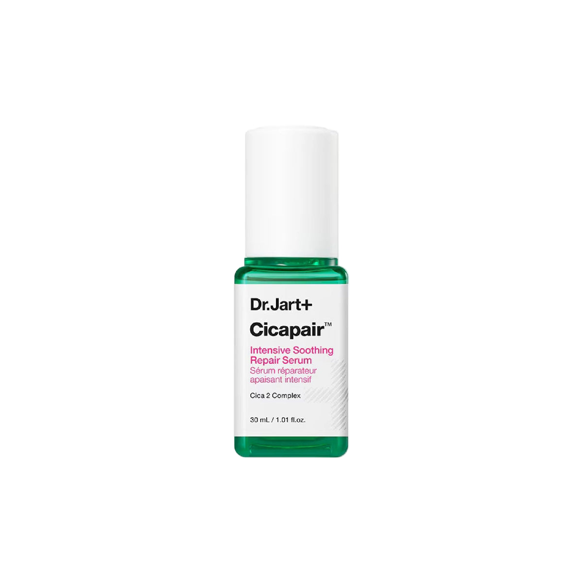 Dr. Jart+ Cicapair™ Intensive Soothing Repair Serum – lightweight redness serum with Centella Asiatica and peptides to calm and repair sensitive skin.