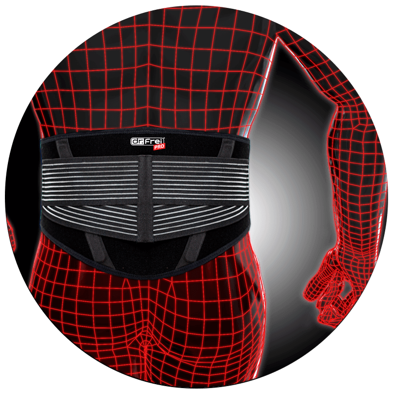 BACK BRACE WITH POWER STRAPS