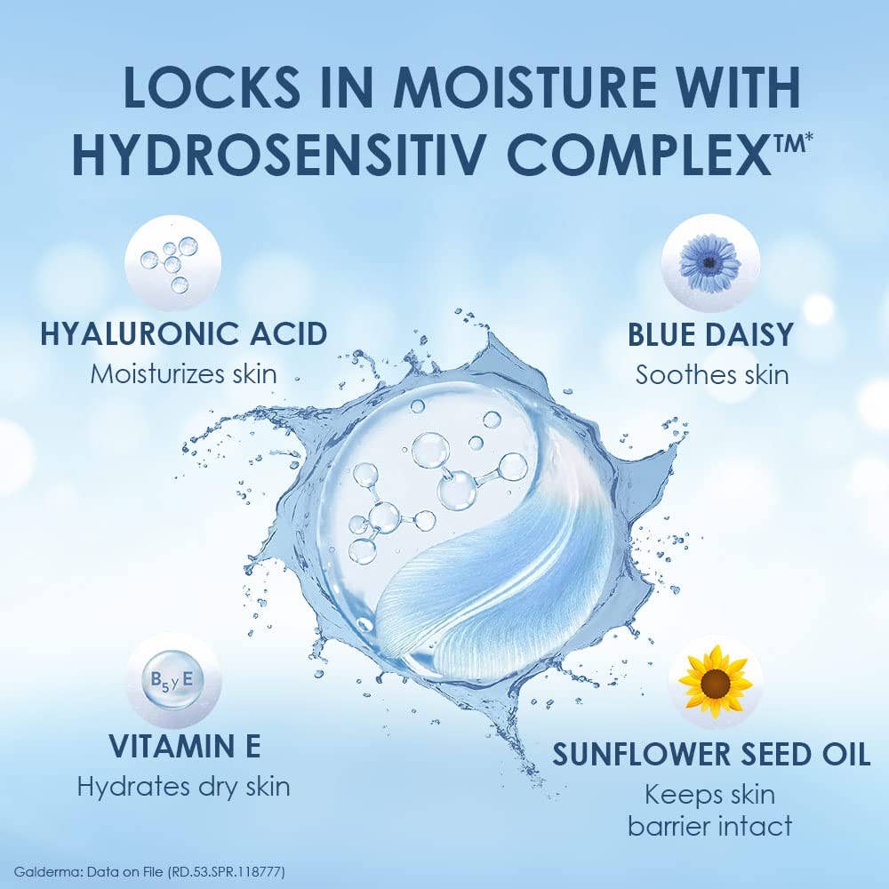 Cetaphil Optimal Hydration Body Spray Moisturizer, 207ml | Lightweight moisturizer & non-greasy | Hyaluronic Acid, Sunflower Oil, Blue Daisy extract