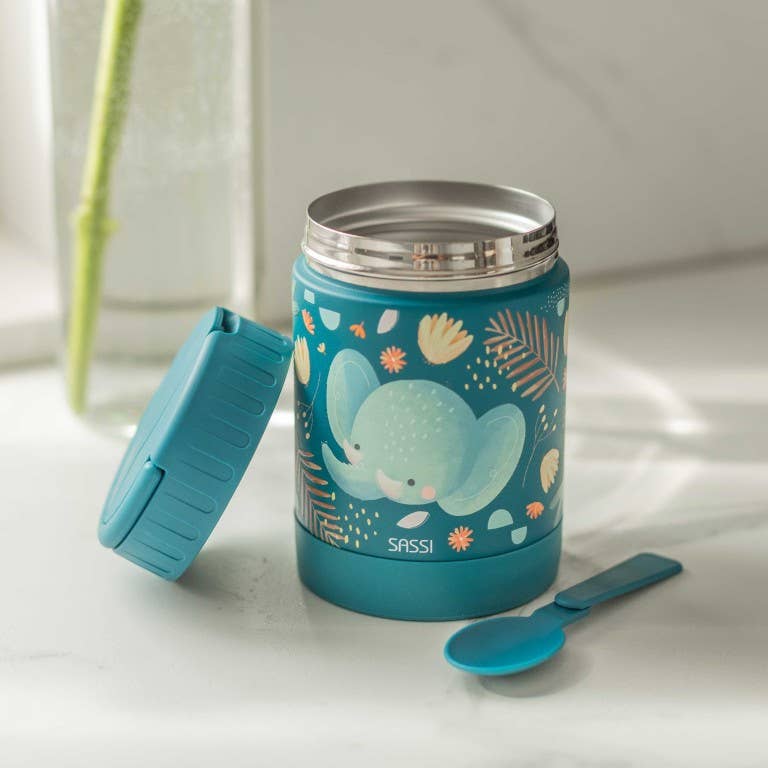 Food Jar - 350ml - Chewy The Elephant
