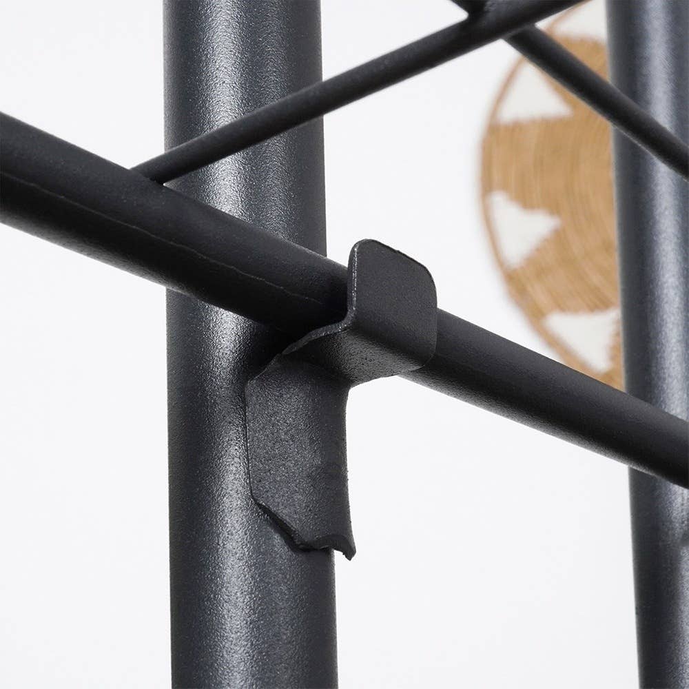 Plant Stand Metal Black 6-Level 106 cm 569809