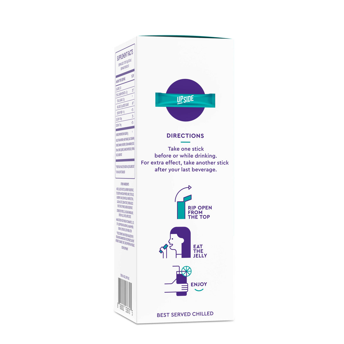 UPSIDE Before Drinking Hangover Sticks - Box Set (10-Pack)