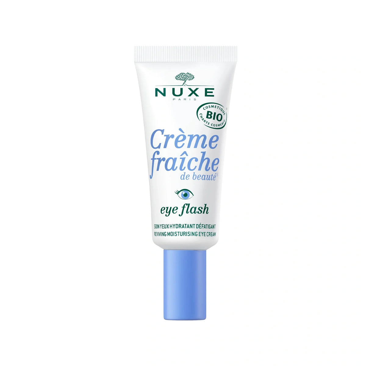 Nuxe Creme Fraiche de Beaute Eye Flash Cream – Organic, hydrating eye cream for dark circles, puffiness, and fine lines.