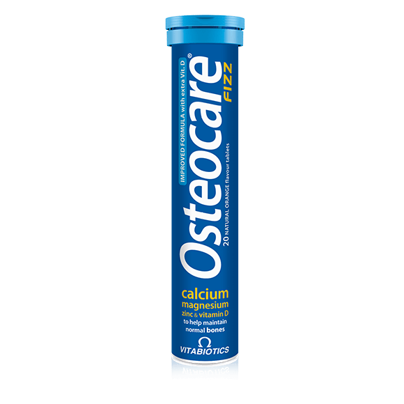 Vitabiotics Osteocare Fizz - Bone health support with calcium, magnesium, vitamin D, and zinc.