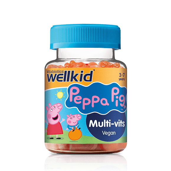 Vitabiotics Wellkid Peppa Pig Multi-Vitamins - Children's health support with essential vitamins.
