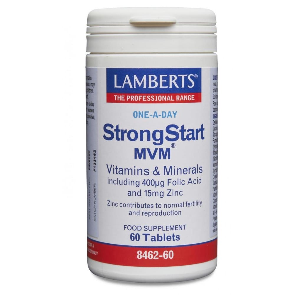 Lamberts StrongStart MVM - Tailored nutritional support for women.