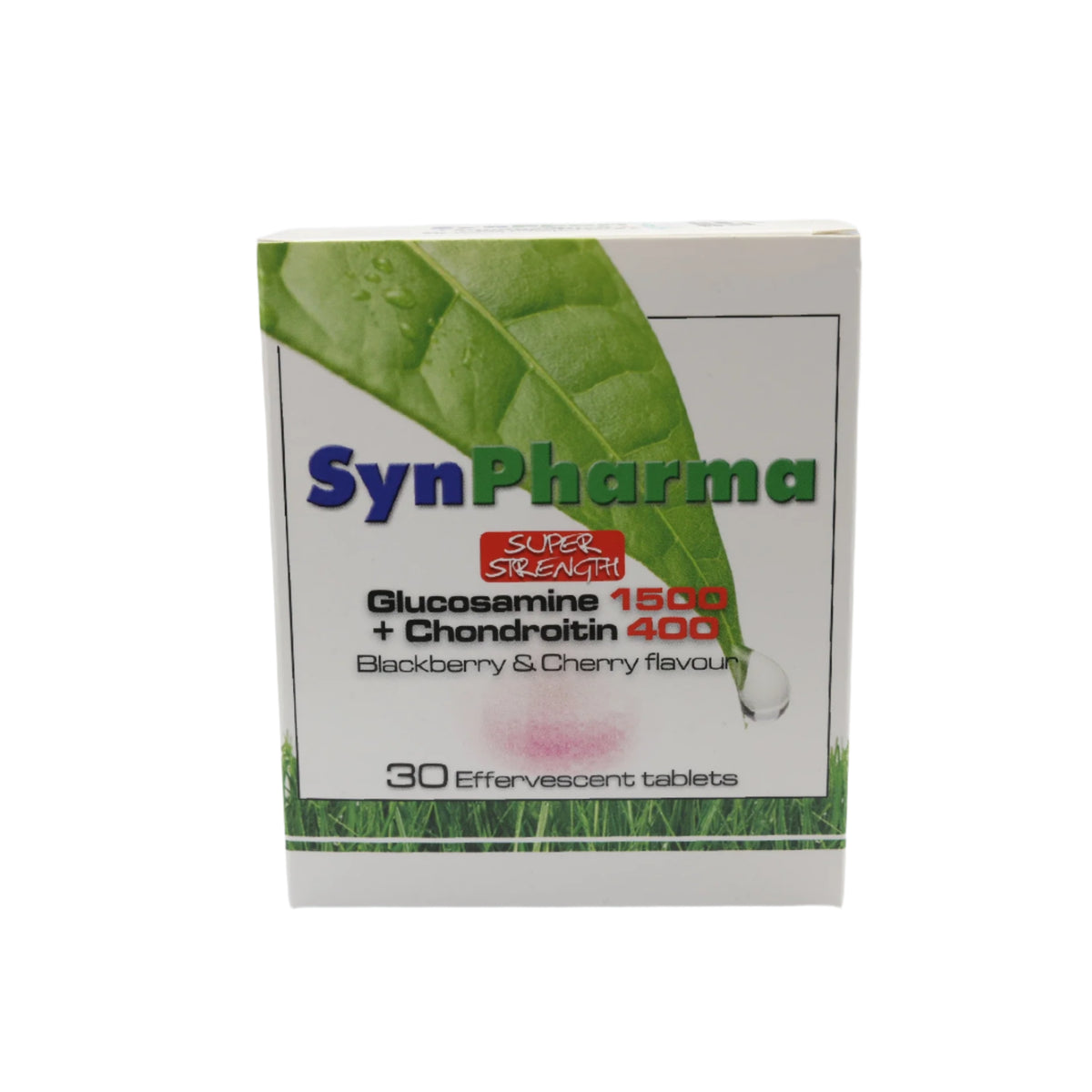 Synpharma Glucosamine & Chondroitin effervescent tablet pack with 30 tablets.