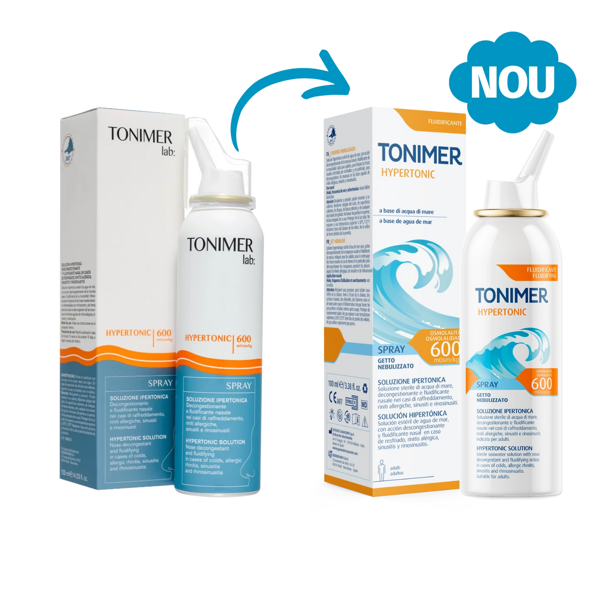 Tonimer Lab – Hypertonic Nasal Spray (125 ml)