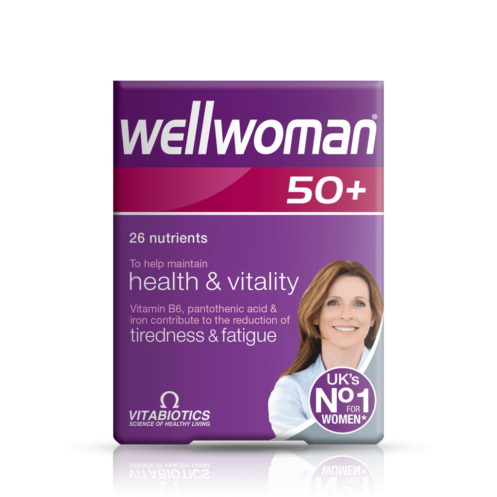 Vitabiotics Wellwoman 50+ - Vitality and health support for women over 50.