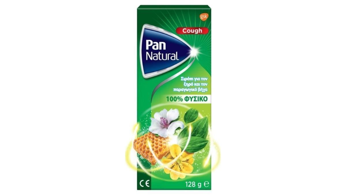 Pan Natural Cough Syrup 95ml (128g)