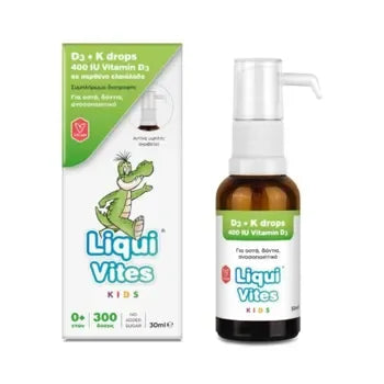 Liqui Vites Kids D3 + K Drops 30 ml