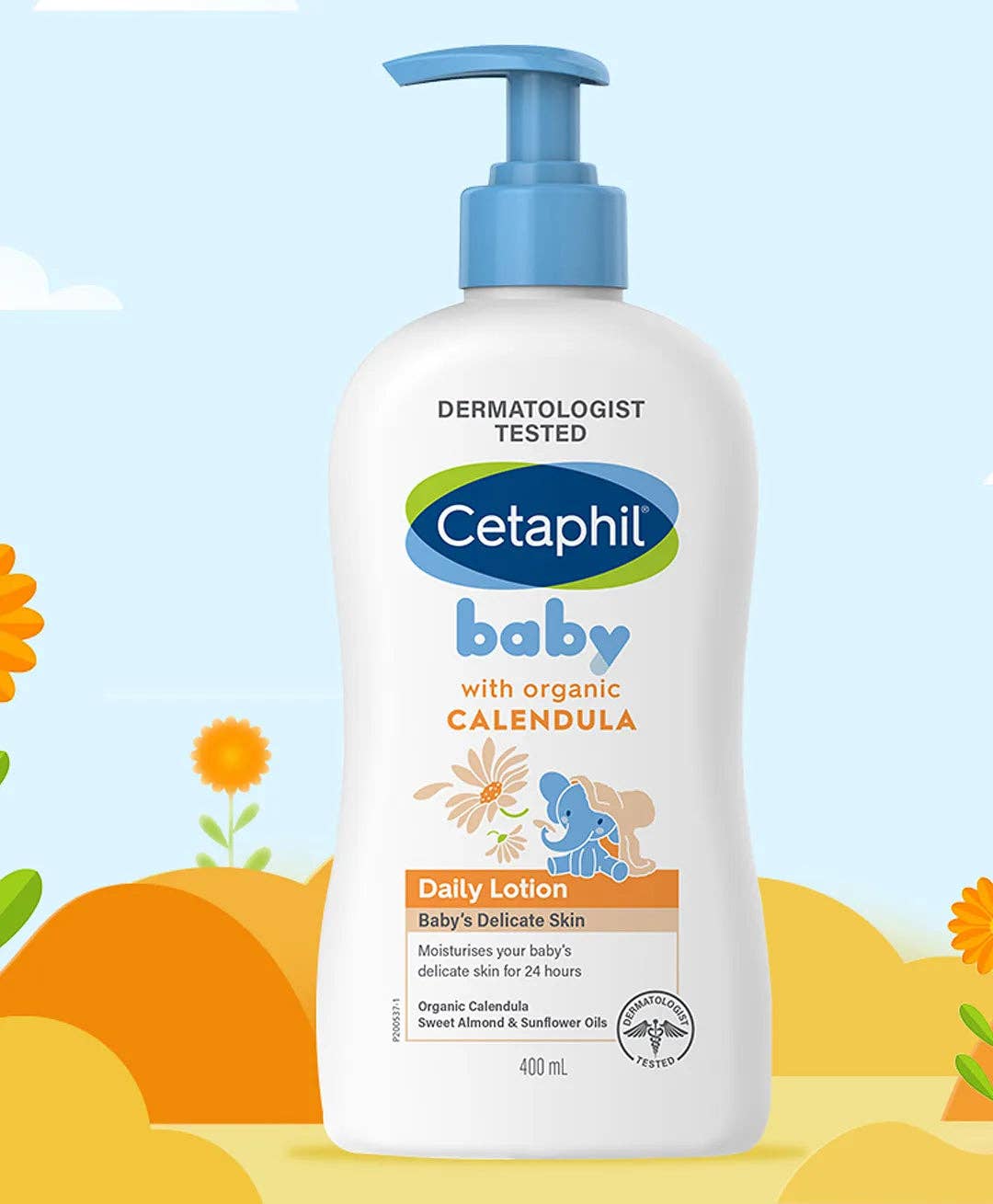 Cetaphil Baby Daily Lotion With Organic Calendula, 400ml
