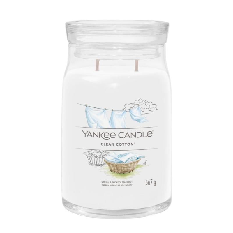 Yankee Candle Signature Large Jar Clean Cotton