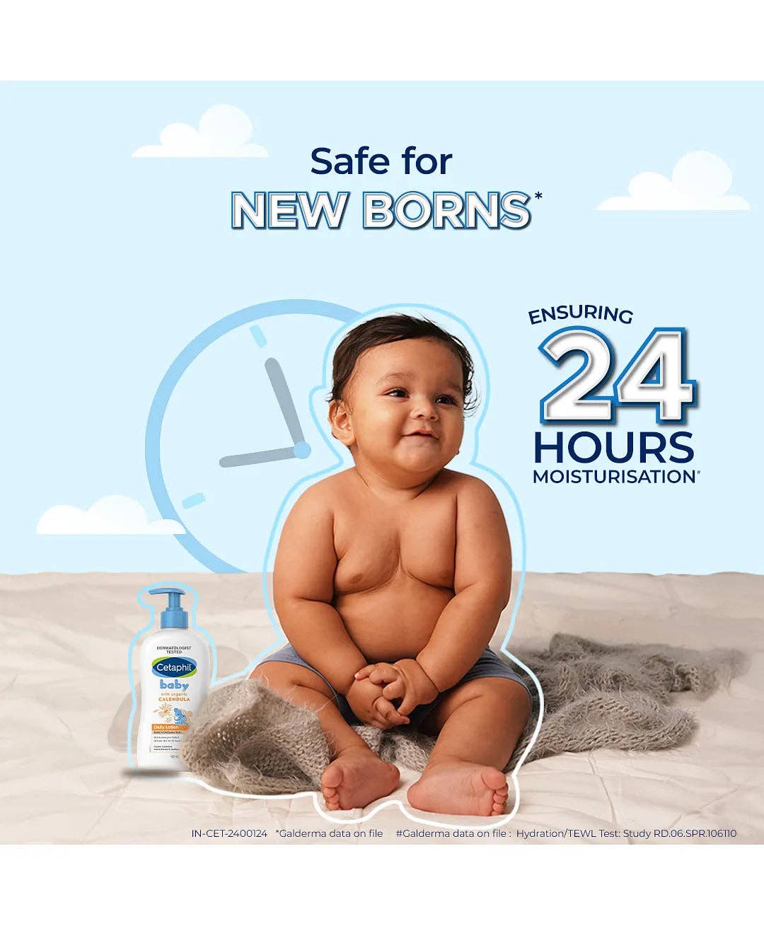 Cetaphil Baby Daily Lotion With Organic Calendula, 400ml