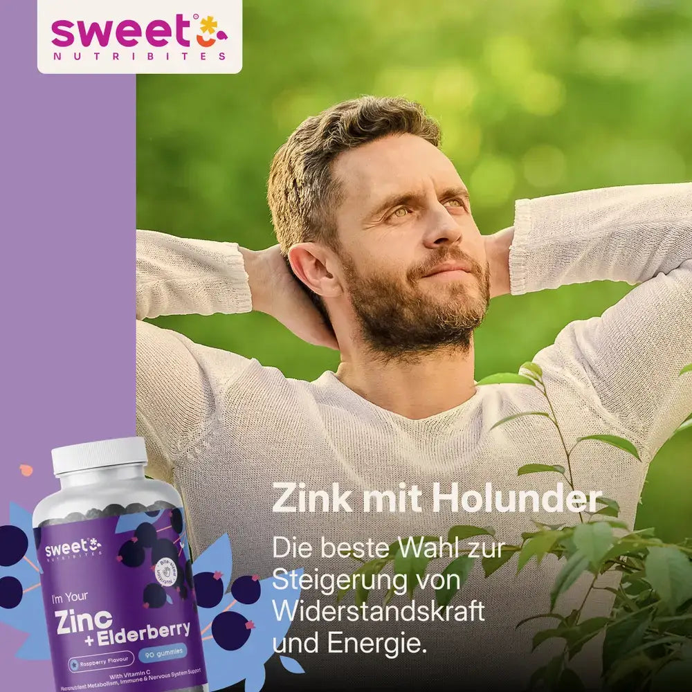 Sweet Nutribites | Zinc with Elderberry - 90 Gummy Candies