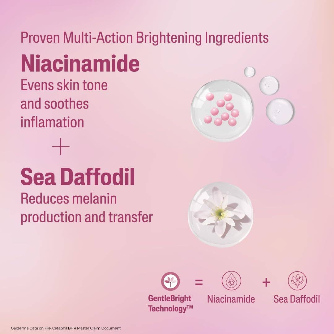 Cetaphil Brightening Night Comfort Cream | For Dark Spots, Uneven Skin Tone| Fragrance Free| Dermatologist Recommended, 50g