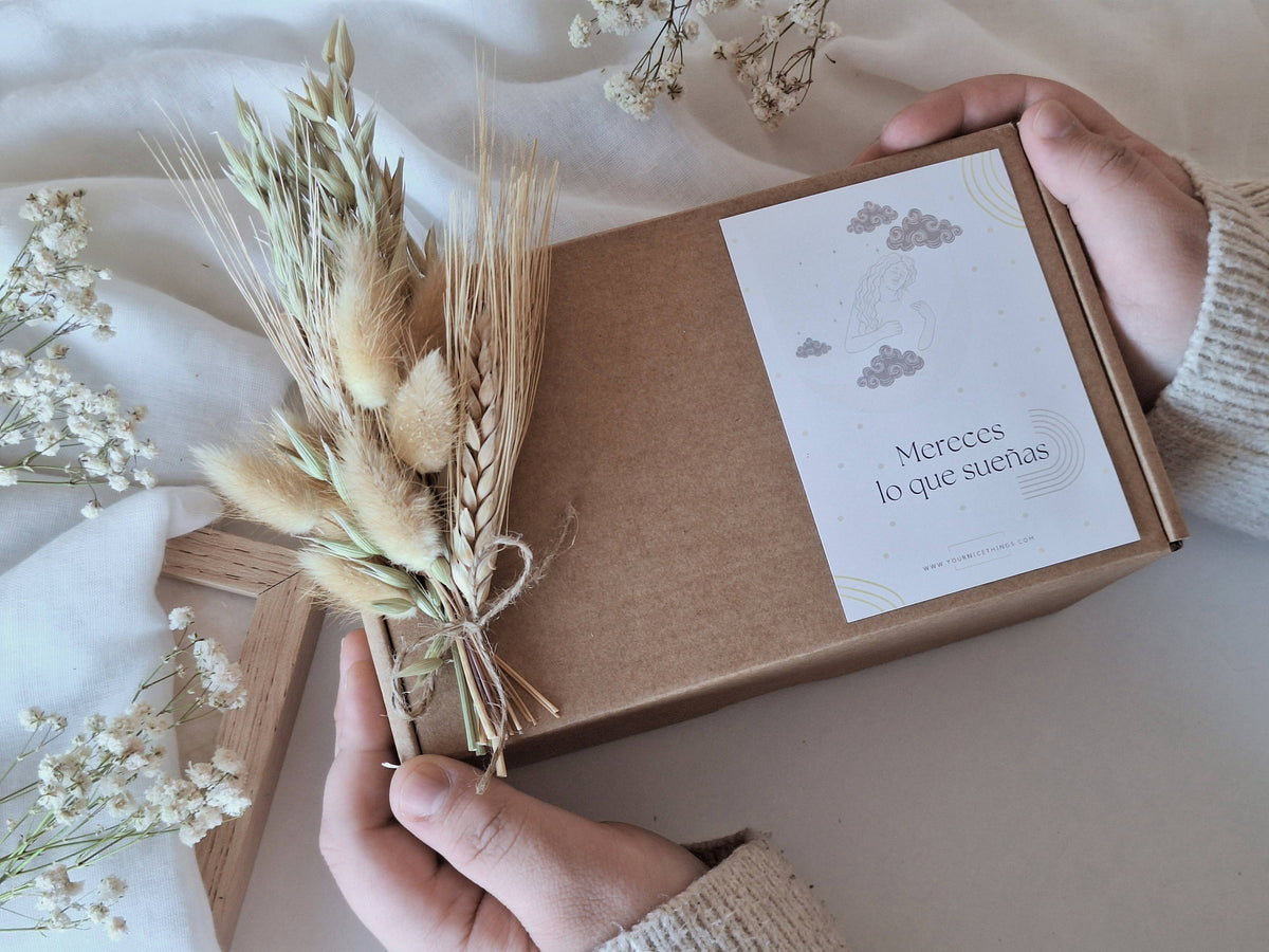 Soy candle gift pack "You deserve what you dream of..": English