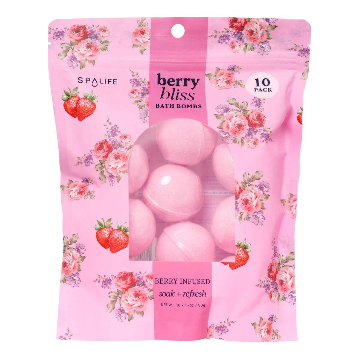 Berry Bliss Bath Bombs Set– 10 Pack | Exclusive on Faire