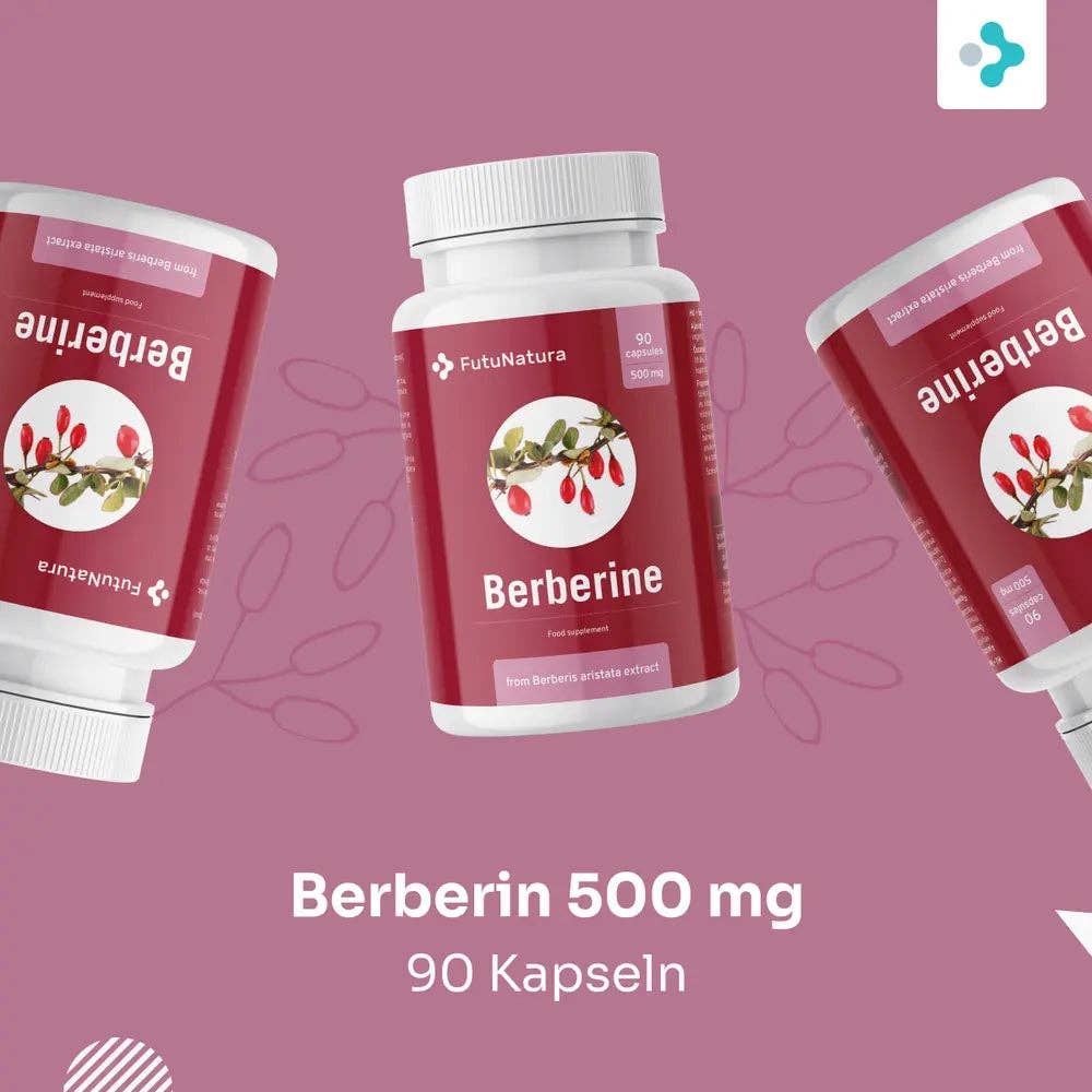FutuNatura | Berberine 500 mg for blood sugar control - 90 capsules