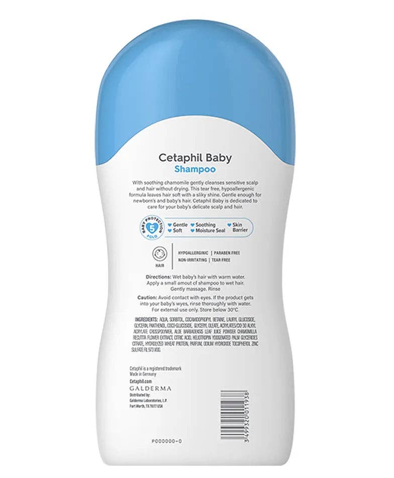Cetaphil Baby Shampoo With Natural Chamomile ,200ml