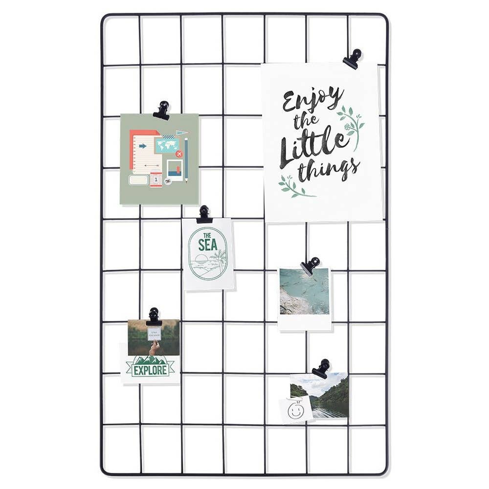 Wall Grid Metal Black 58x36 cm 569658