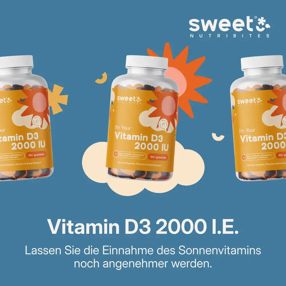 Sweet Nutribites | Vitamin D3 2000 IU - 150 gummy candies