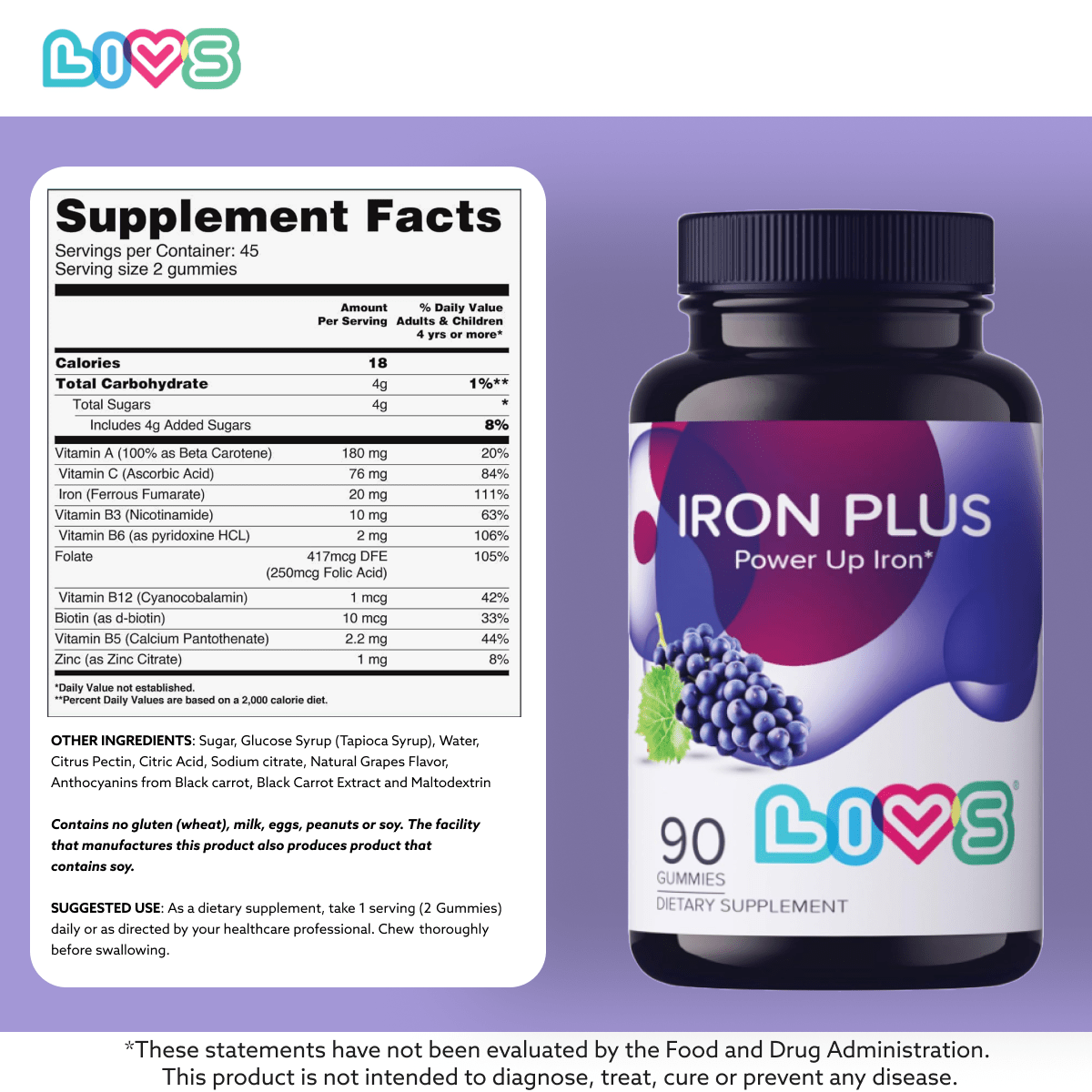 Iron Plus: Adults