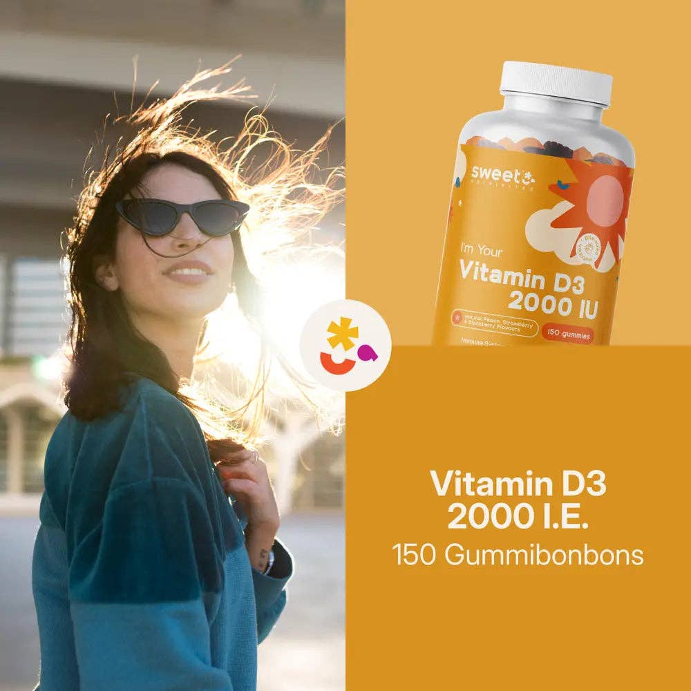 Sweet Nutribites | Vitamin D3 2000 IU - 150 gummy candies