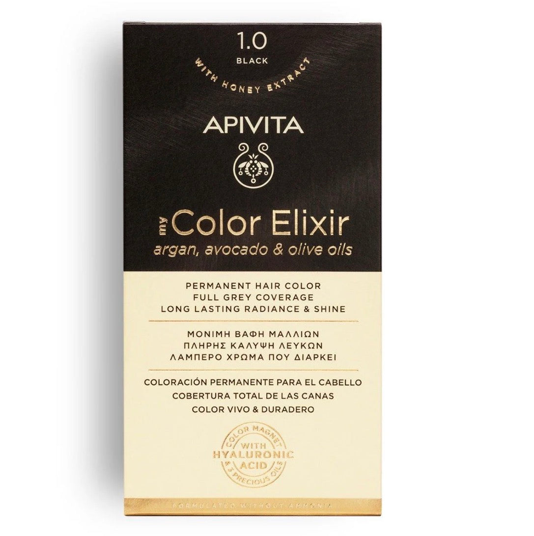 APIVITA My Color Elixir Hair Color 1.00 Black