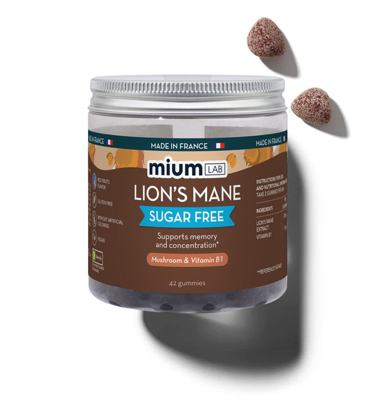 Mium Lab Lion’s Mane Sugar Free Gummies 42 Gummies