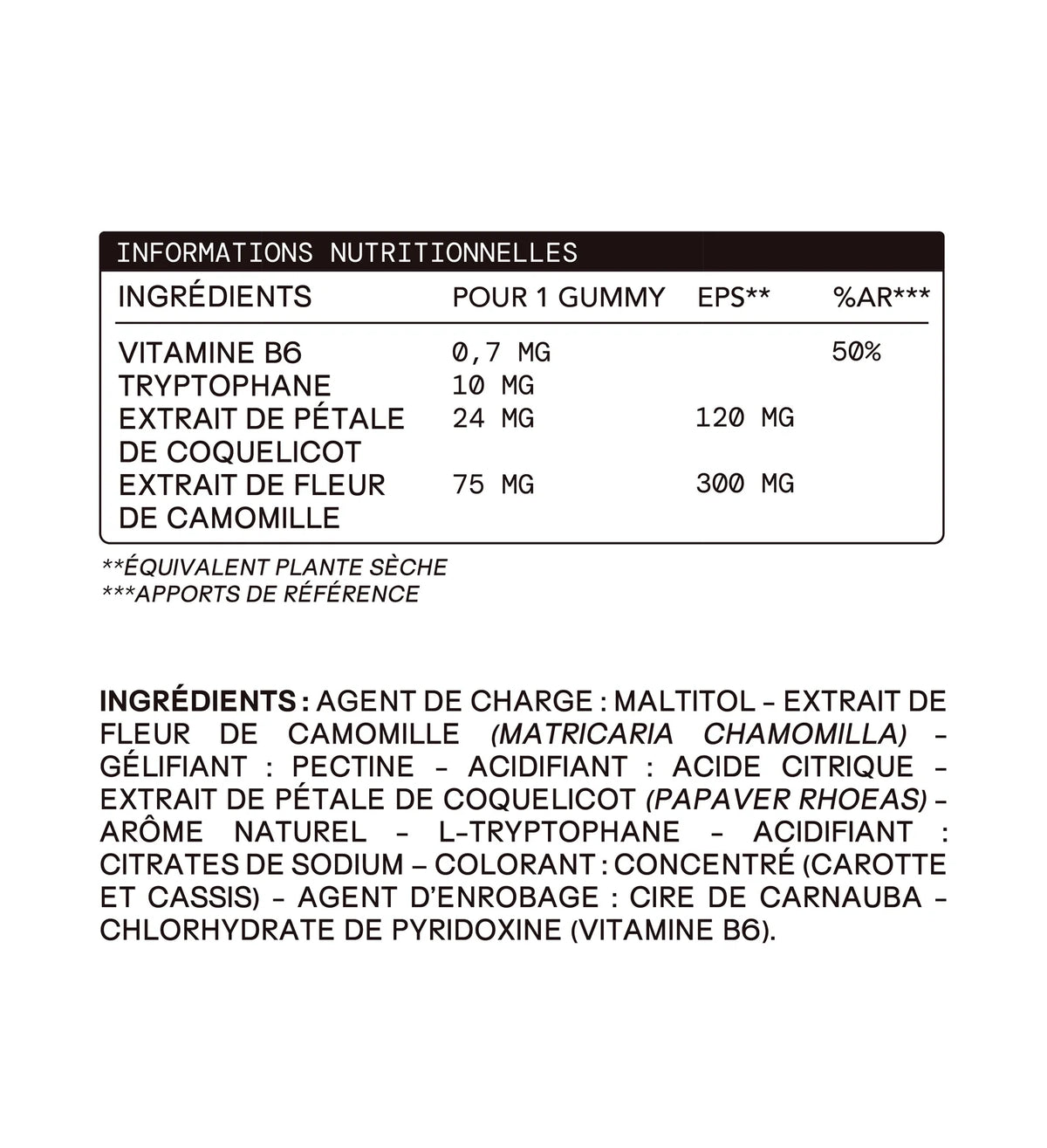Mium Lab Sleep Sugar-Free Gummies 30 Gummies | Chamomile, Poppy & L-Tryptophan