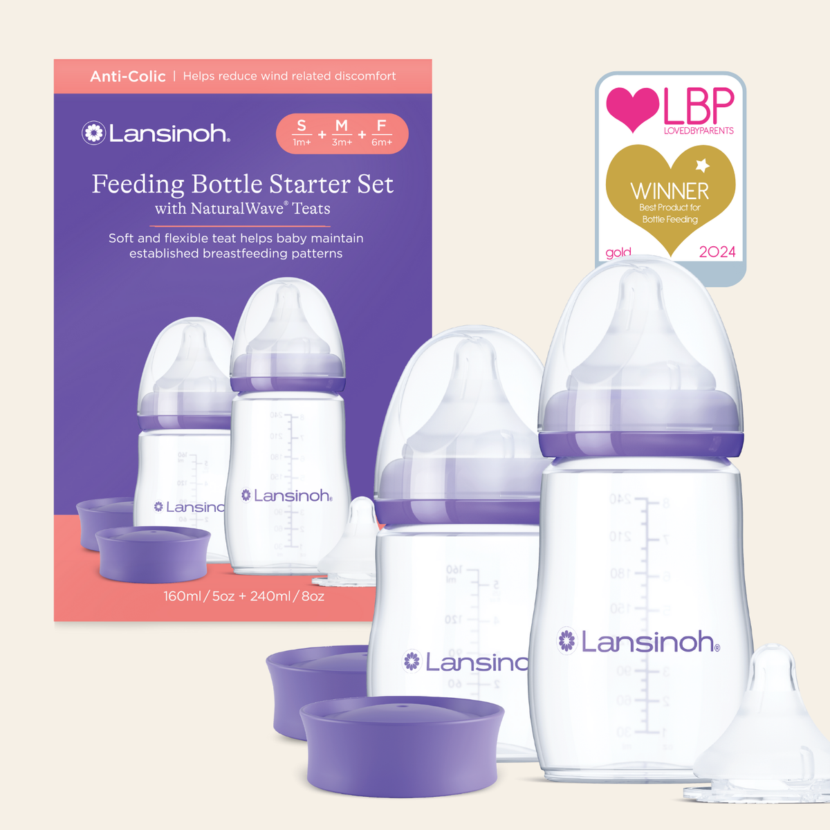 Lansinoh Feeding Bottle Starter Set