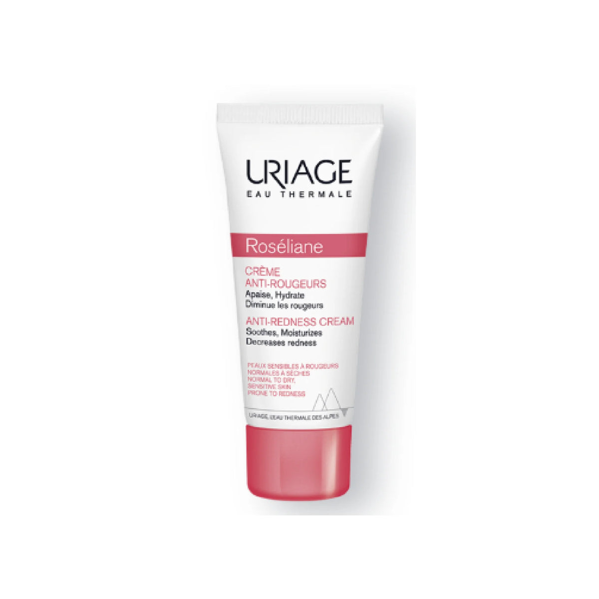 Uriage Roseliane soothing cream for redness-prone skin.