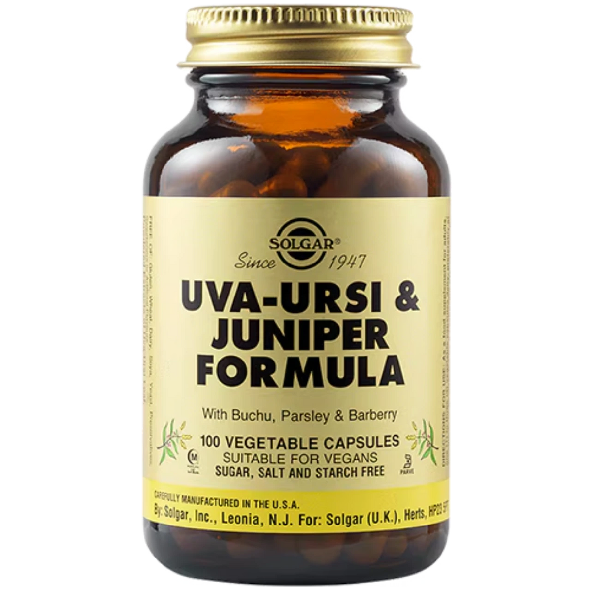 Solgar Uva-Ursi & Juniper Berry Formula - Promotes urinary tract health.