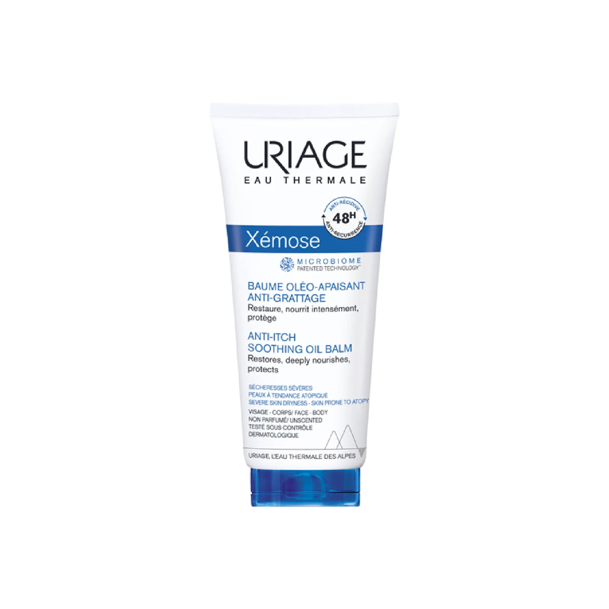 Uriage Anti-Itch Soothing Oil Balm for dry, irritated skin relief.