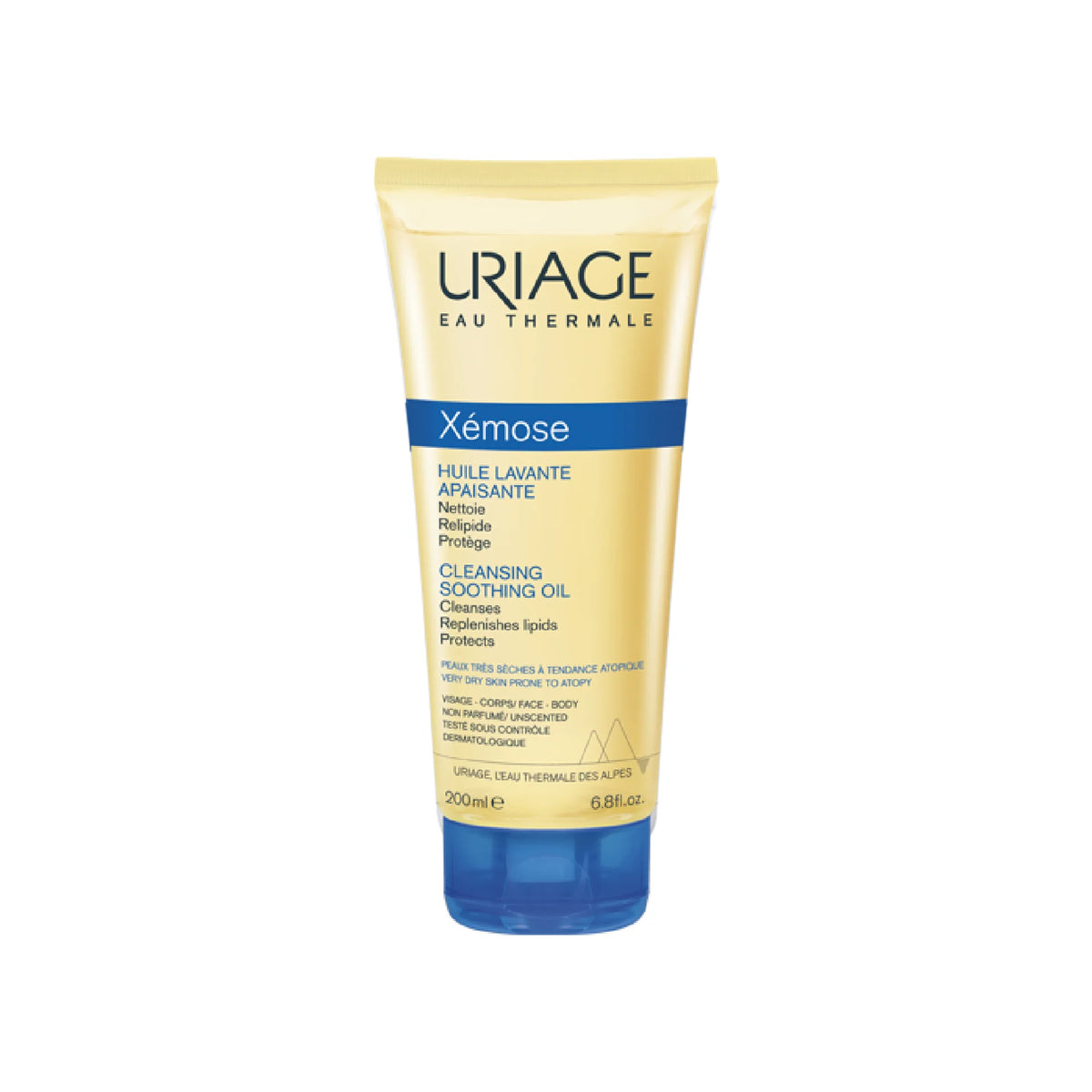 Uriage Xémose Soothing Cleansing Oil for gentle cleansing of dry and sensitive skin.