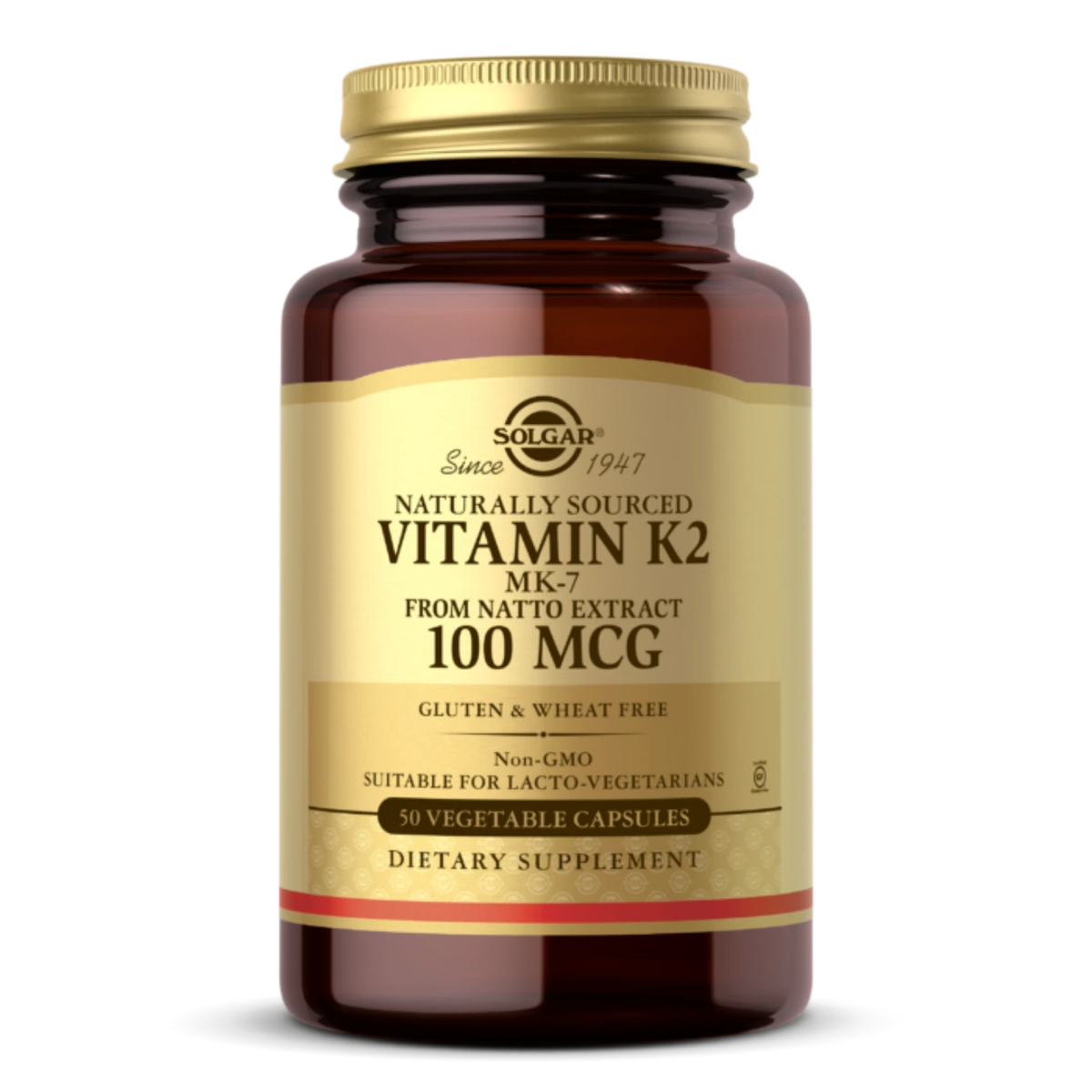 Solgar Vitamin K2 100 mcg - Promotes bone and cardiovascular health.