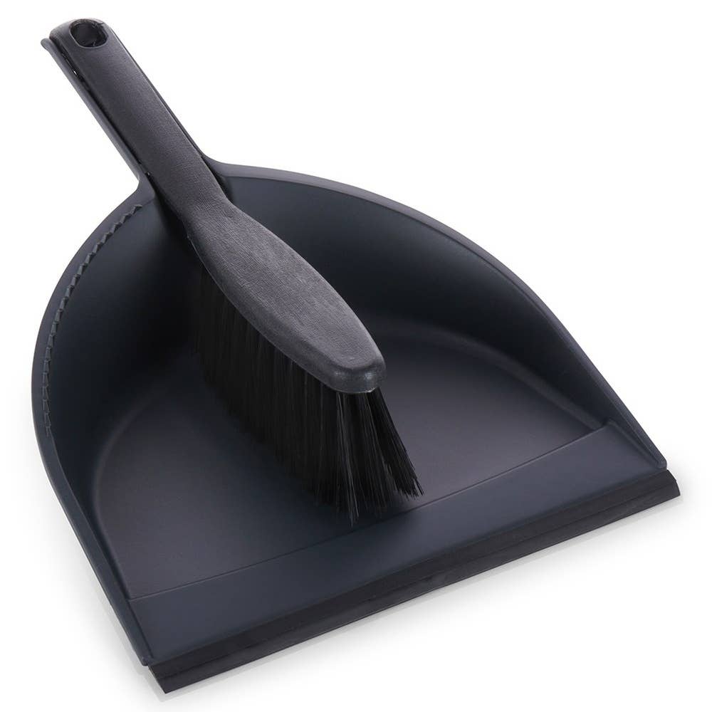 Dustpan and Brush Set Black 779063