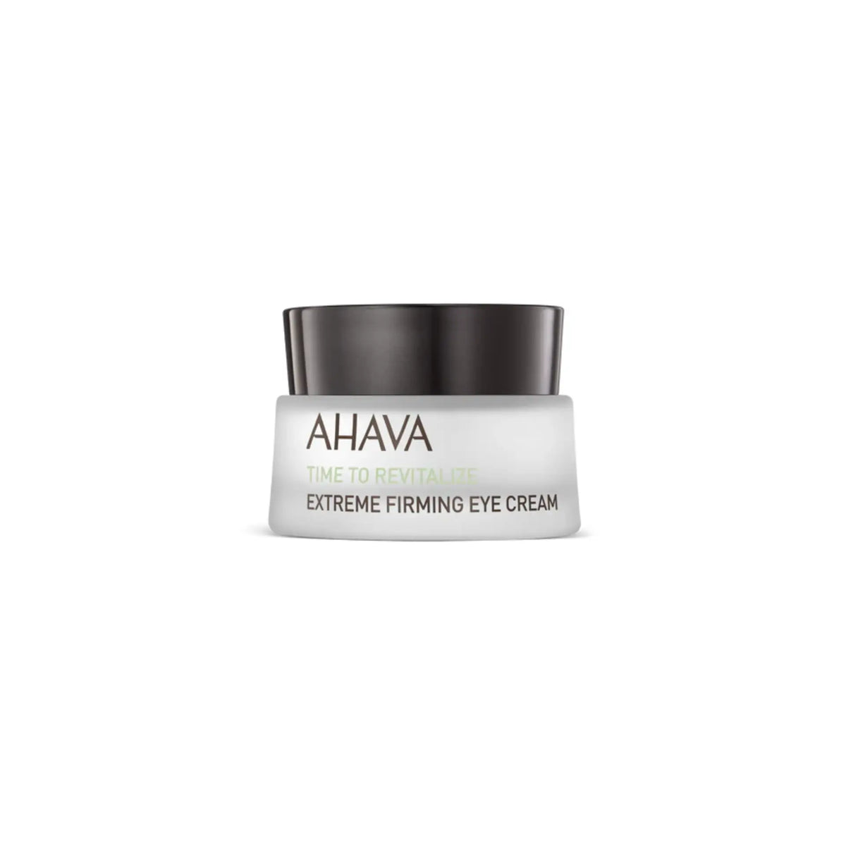 Ahava Extreme Firming Eye Cream with Dead Sea minerals and Red Microalgae for firming, smoothing, and hydrating the eye area.