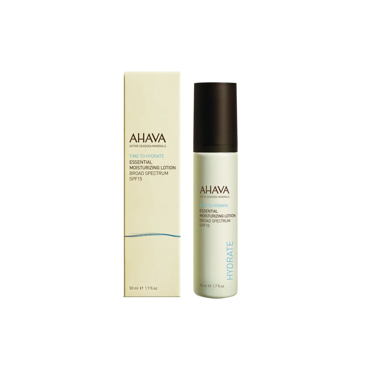 Ahava Time To Hydrate Essential Moisturizing Lotion with SPF15 for hydration and skin protection