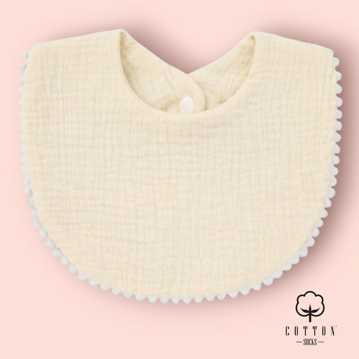 BAO-05 Organic Cotton Bib double has 2 fabrics 25X11 cm: 6