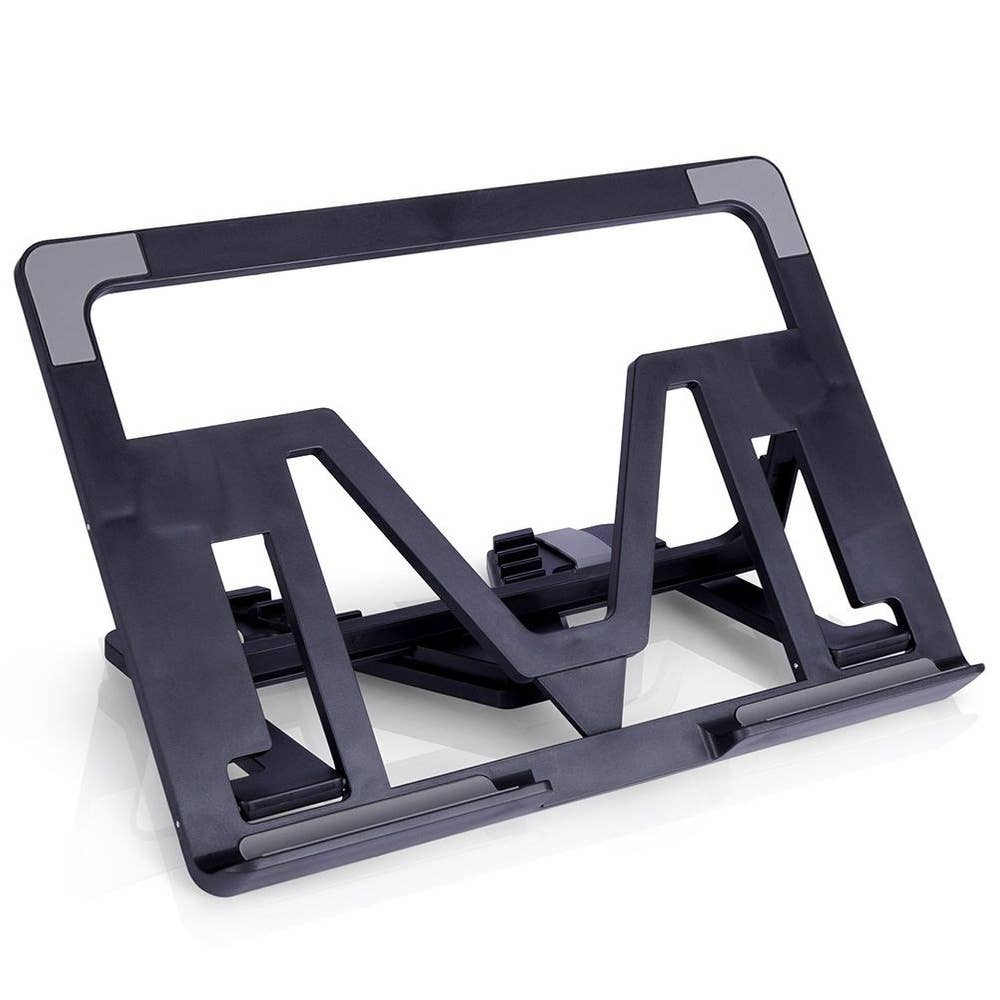 Tablet Stand Black Adjustable 25x18x2 cm 229076